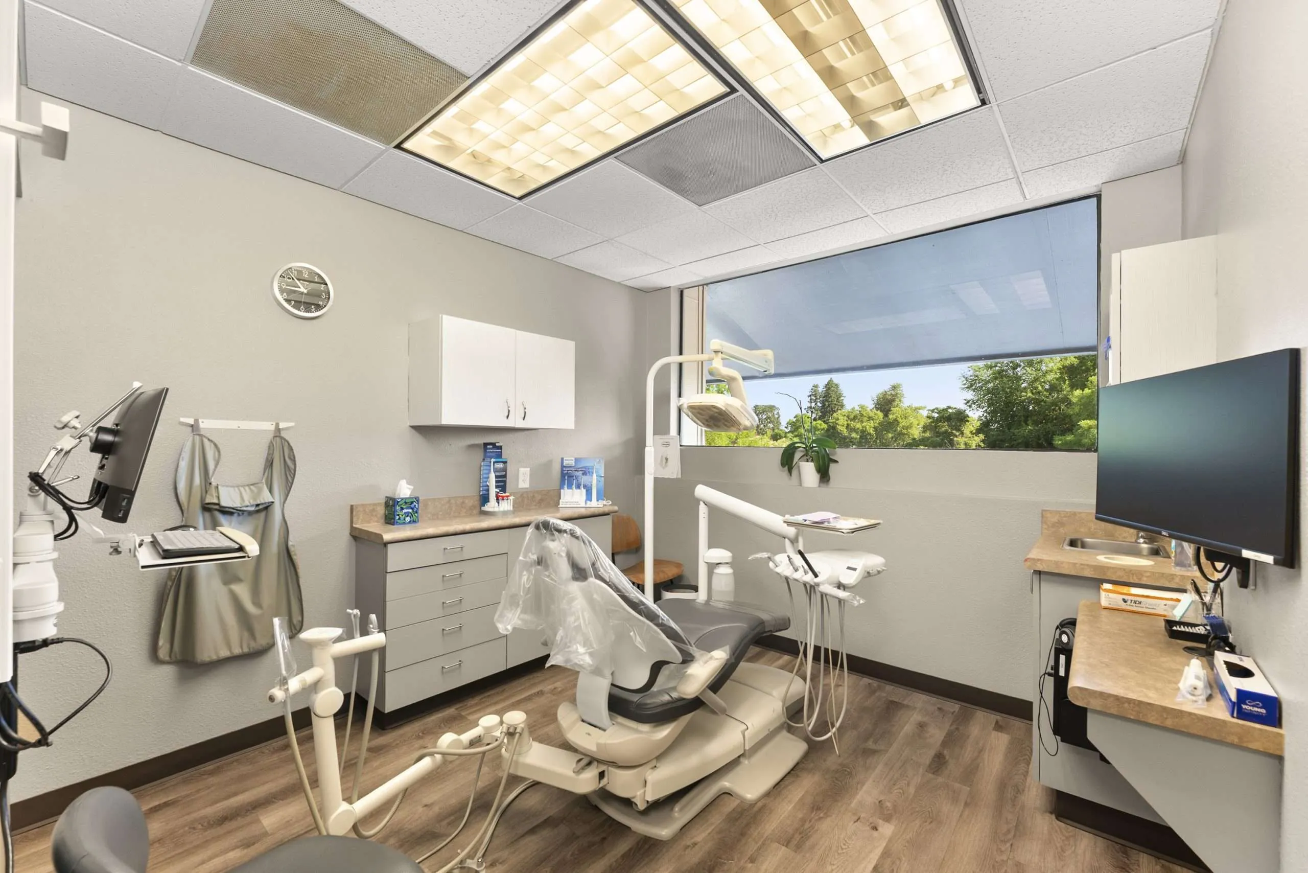 Treatment room at Cusp Dental Sacramento